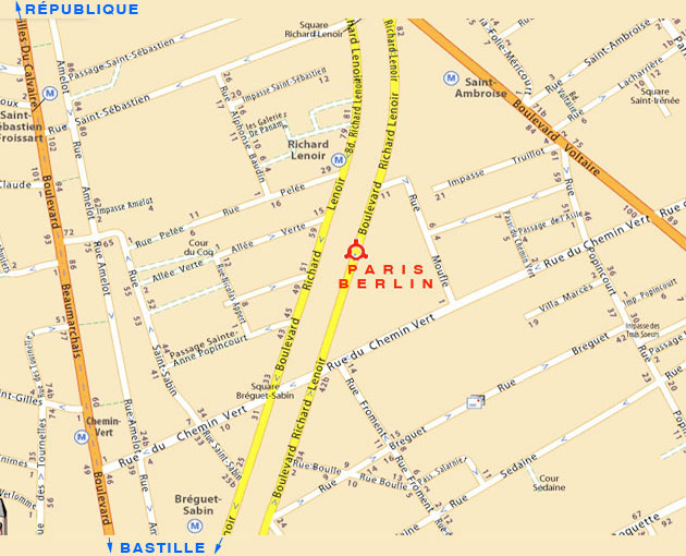 plan paris berlin